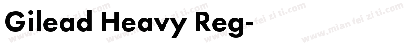 Gilead Heavy Reg字体转换